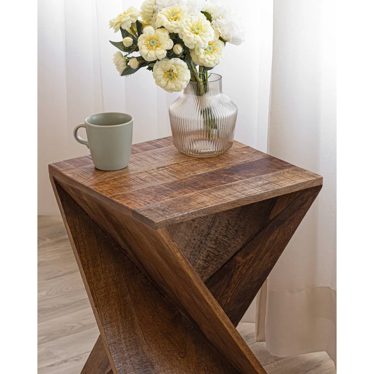 Caelah Solid Wood End Table